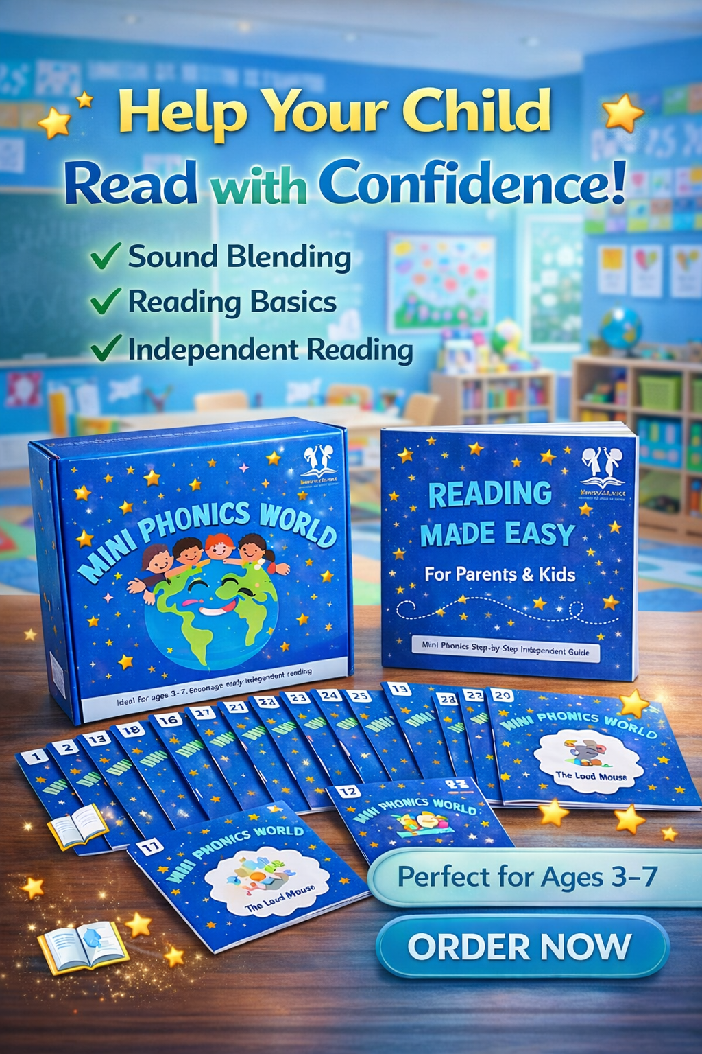 Simply Learns Phonics Logo